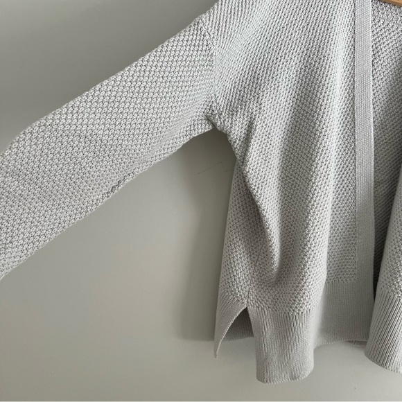 Gap Grey Cotton Cardigan Size Small - Picture 3 of 5